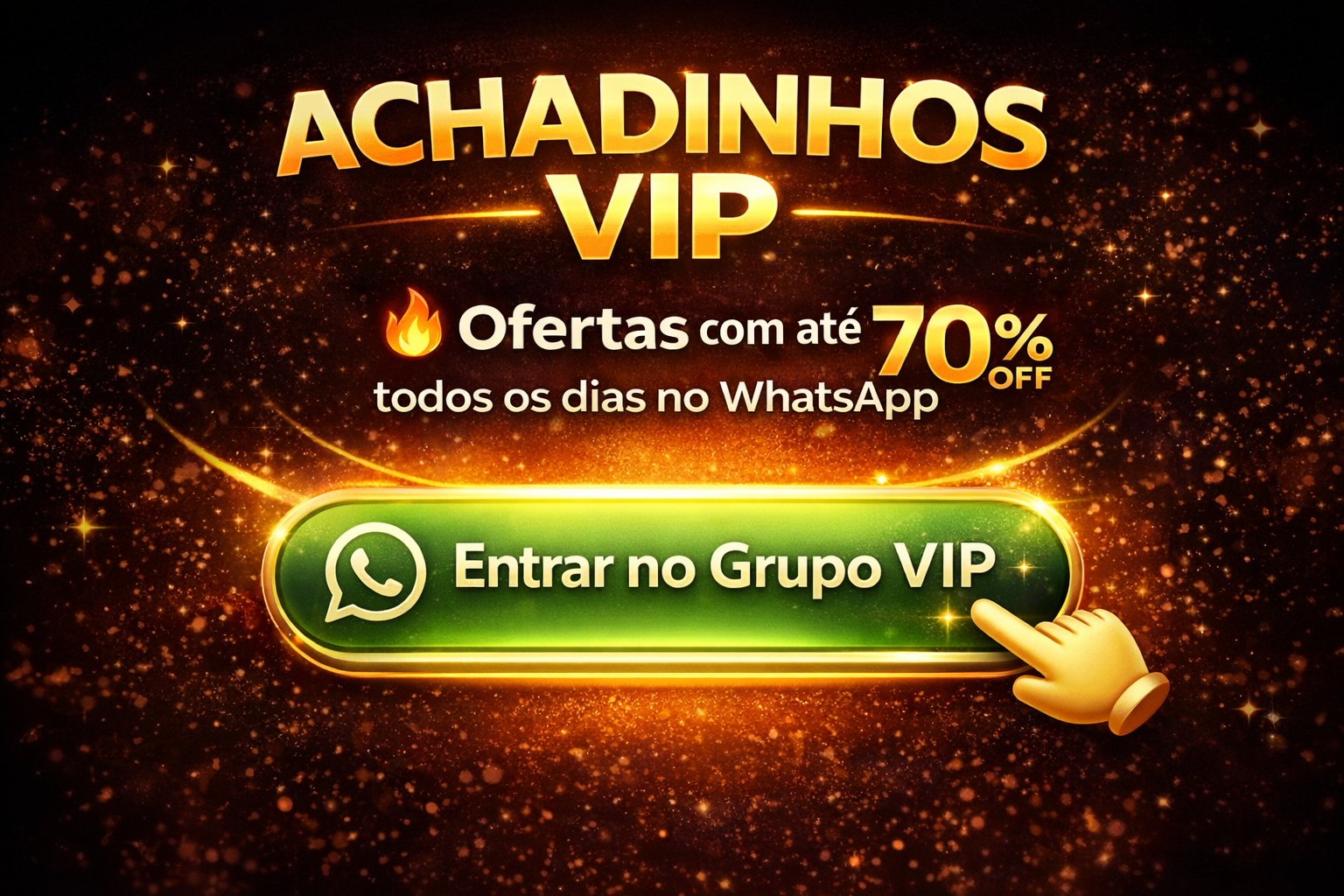 Entre no grupo de ofertas